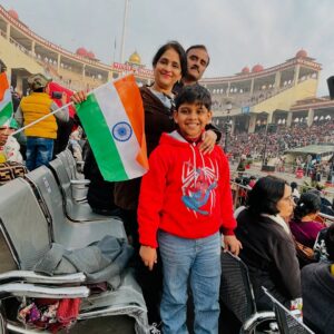 Gayatri Bhargavi Instagram - Happy Republic Day! Jai Hind! 🇮🇳
Fundamental Principles, Rights made by the constitution are for everyone irrespective of Caste, Creed or Religion. Let us all respect and live as a good example for the generations to come. 

Peace, Love, Togetherness & Brotherhood prevail always. 
.
Watching the Border Security Forcers Parade at the Attari Wagah Border. 
.
.
.

#republicday #india #bharath #peace #love #brotherhood #togetherness #jaihind #attariborder #bsf #comsituation #rights #celebration
