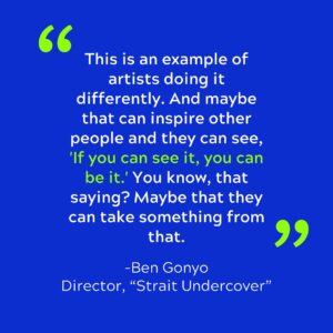 Geena Davis Instagram - If you can see it, you can be it! Actor Race Eberhardt stars in “Strait Undercover,” an action film about a government agent exposing corrupt forces trying to put a small town farmer out of business. In speaking with @today, the film’s director Ben Gonyo shared he made the decision not to mention Eberhardt’s disability in the film.

“What we see traditionally in films is that the characters on screen are forced to identify with their disability, almost as the reason they’re on screen,” he said. “I feel like that’s a way that it used to be done, and we want to look forward and do it in a new way.” 👏 

#StraitUndercover #seeitbeit