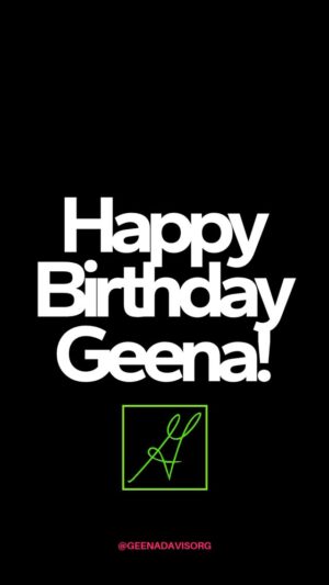 Geena Davis Instagram - Today, we celebrate our beloved Founder & Chair, Geena Davis. Geena’s dedication to fostering inclusivity on and off screen has inspired generations of content creators and audiences worldwide. 🎉 Join us in wishing Geena a very Happy Birthday!