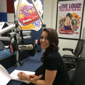 Genevieve Goings Instagram - #worldradioday is today, and I wanted to celebrate my days at #radiodisney when I had my own "Radio Disney Junior!" Show! I had a blast and made so many friends and memories! Time flies when you're having fun! Check out that last slide and who I got to share a wall with at the Disney Building! 🤩 ❤️🎶🚂