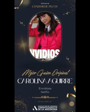 Griselda Siciliani Instagram - Felices !!!!! Ganamos 4 Premios Cóndor !! Mejor actriz protagónica, mejor serie, mejor guiòn y mejor actriz de reparto .
GRACIAS!!!!! El equipo de ENVIDIOSA es el mejor del mundo!!!! 🎬 @chenetflix