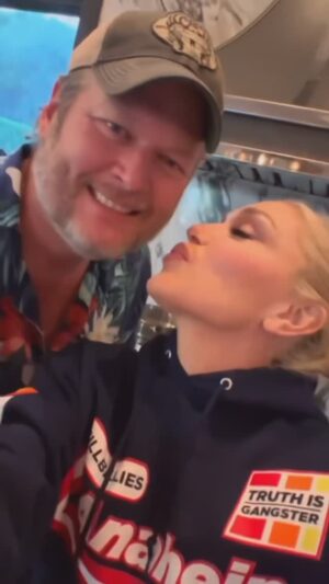Gwen Stefani Instagram - my forever valentine 💕 @blakeshelton !! gx