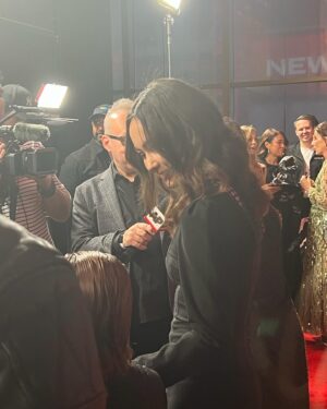 Hala Finley Instagram - NYC premiere!!! #venomthelastdance #nyc 🫶 

Thank you guys for making me look so pretty ❤️
#hair @paulwarrenhair 
#makeup @edwardcruz