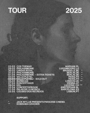 Hania Rani Instagram - The ‘Ensemble’ tour or, as I call it myself, ‘the ultimate Ghosts tour’ is coming in early spring 2025. These are not only the last shows for a while but actually the most conceptually exciting tour as I am trying to perform for the first time the full album - as it goes - arranged for the large ensemble including a serious collection of artistic personalities. 
Moreover I’m delighted to announce very special artists and dear friends of mine who will open shows in Brussels, Berlin, Paris, London and Luzern: @jackwylliemusic Jack Wyllie (Portico Quartet) presenting his project ‘Paradise Cinema’ and @dobrawaczocher Dobrawa Czocher introducing a new solo material. 

Some extra tickets were released for one of the Berlin shows as well :) 

Tickets and info: haniarani.com
I’m really looking forward!