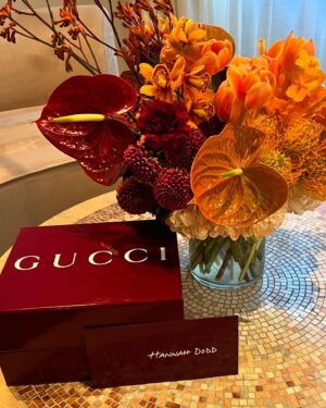 Hannah Dodd Instagram - @sabatods you are magic. 💛 u @gucci - thank you for a gorgeous trip x

& thank you @selectmodellondon @sarahillmakeup @knightjosh @felicitykay @trackpublicity xx