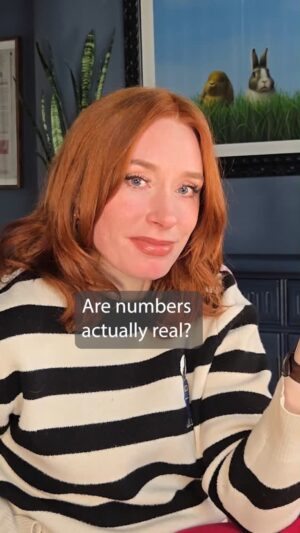 Hannah Fry Instagram - Your shower thought for the day: Are numbers actually real? Do they exist outside of human thought?? What precisely IS "twoness"??? 🤯
