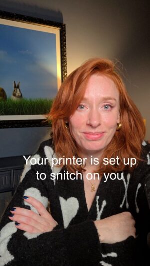 Hannah Fry Instagram - A double-sided double agent...

Printer Steganography, Reverse Engineering the Machine Identification Code by Peter Buck (2018)