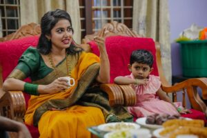 Haritha G Nair Instagram - 🌻candids🌻
.
Costume : @canisaperidotclothing 
Ornaments : @canisaperidot 
MUA, Hair & Saree draping : @pink__passion_ 
Photography : @i_magics_photography_ 
.
#saree #SareeLove #IndianBeauty #TraditionalWear #GoldenSaree #DesiQueen #EthnicVibes #SareeNotSari #IndianCulture #graceful #elegantlook #FestiveMood #stylewithtradition #royalvibes