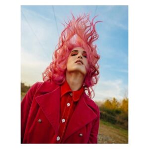 Hayley Williams Instagram - saw this and died twice @gooddyeyoung ☁️☁️☁️ .
model: @imhannahigohere . 
makeup: @hannahchristinemakeup .
photo: @ben_kautzky