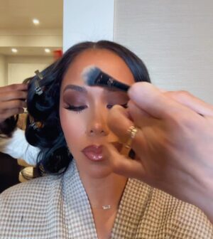 Hazel Renee Instagram - 💫🖤✨Black Excellence✨🖤💫
Happy Black History Month✊🏽 & Lunar New Year🧧 

The Actual Celebration: BIG 40 For Our Dear Friend🎉
Hair: @hairbypkk 
MU: @briamakeup 
Dressed By: @marisabakernm & @richfresh 
Shoe: @tomford