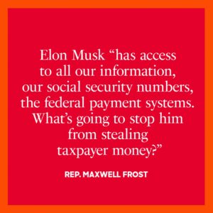 Hillary Clinton Instagram - Absolutely no one elected Elon Musk to anything. Yesterday, Democratic leaders called on their Republican colleagues to help stop his billionaire power grab. 

Make sure your Republican elected officials and neighbors hear from you about this crisis, too.