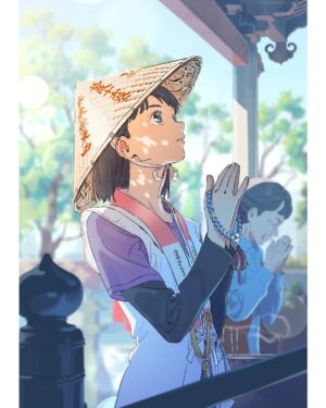 Hitomi Kariya Instagram - 善楽寺のコラボイラストの第二弾です！
是非是非よろしくお願い致します！！

#illustration #drawing