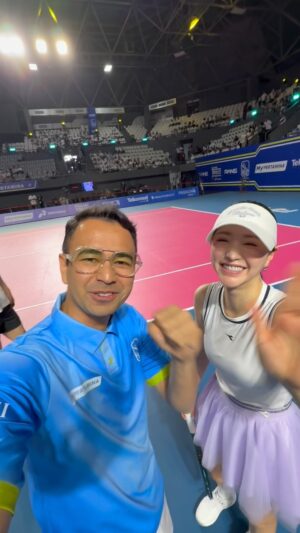 Hong Soo-ah Instagram - Hello @sooah.hong 🇰🇷🎾 welcome Jakarta 🇮🇩
Lagi Lagi Tennis International Presented By Pertamina 🙏
Nonton di @rans.entertainment ✅