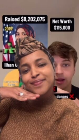 Ilhan Omar Instagram - There’s been a lot of talk on my finances. Here’s the deal: My salary is $174,000 before taxes, I don’t own a home and I’m still paying off my student loan debt.

I don’t own or trade any stocks or accept corporate pac money. Our campaign is funded by the people for the people.

I don’t work for corporations or special interests. I work for YOU.