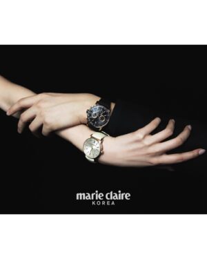 Irene Kim Instagram - BRIDE MODE…officially in print! 👰🏻‍♀️💕

Beyond excited to share our @MarieClaireKorea Wedding February covers with @AudemarsPiguet 🤍 

Endless gratitude to the amazing team for making this moment so magical🥺
Editor in Chief: @fashionyk
Photographer: @photokyj80 
Fashion Editor: @_woory_
Features Editor: @lejetorial 
Brand Communications: @bing_________9 
Hair: @ksw7789 
Makeup: @e_bom 
Styling: @soorink 
Styling Assistant: @woojxxg 

AND the biggest shoutout to my forever Valentine…not just for putting up with me, but for having to make an official debut as a hand & back model!🤣 You absolutely nailed it🤭❤️

#AudemarsPiguet #오데마피게