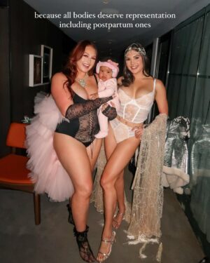 Iskra Lawrence Instagram - I’m still in shock getting to have this once in a lifetime experience with my daughter 🥹🎀💕 thank you from the bottom of my heart @adoreme @janinasantillan for asking me and baby girl to do this together I’ll treasure these memories forever ✨ 

so grateful for you @lanezphoto couldn’t have done this without and will cherish these moments you captured always 🥰
.

#girlmom #momlife #mombod #momanddaughter #momstyle #momoftwo #motherhood #motherhoodunplugged