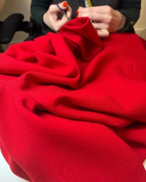 Ivanka Trump Instagram - A special mother and daughter moment, full of elegance and style.
Classic red bows and beautiful traditional cloths cut to perfection and worn with grace.

Ivanka wears Custom Prue Coat Dress in Vermilion Red
Arabella wears Ivanka’s Check Hunter Coat Dress

Photographer @courtlynnreed