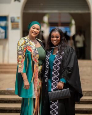 Jackie Appiah Instagram - The journey was worth every step! I am overwhelmed with not just gratitude but joy, as well. To everyone who believed in me, stood by me, and cheered me on, thank you from the depths of my heart. 

 #MastersDegree #CommunicationStudies #UniversityOfGhana
Styled by @bveystyling 
Suit @attoandoh 
Hair @_graceaj 
Makeup @quincyblaq_gh 
Photography @chocolate_shot_it 
2nd photographer @scuby_studios