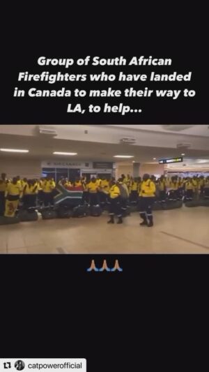 Jaime Pressly Instagram - This is truly amazing. #thankyou #firstresponders #firefighters #southafrica #canada #cometogether #losangeles #fires #love
