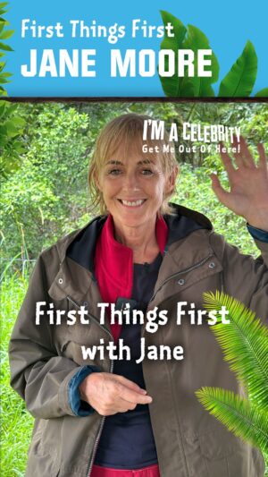 Jane Moore Instagram - Hard working Jane is the first to leave Camp and she’s got a message for the British public! 😌 #ImACeleb