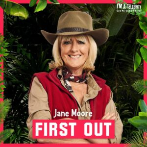 Jane Moore Instagram - Jane made Jungle headlines for being curious, practical and calm under pressure. Your votes mean she’s the first Celebrity to leave the Camp this year! 😭 #ImACeleb