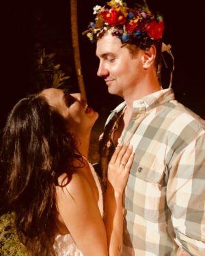 Janel Parrish Instagram - Happy big 40 to my favorite person on earth. I’m so happy to be ringing in this milestone by your side, my love. You continue to be the best person I know. Please don’t skip my new favorite video on earth which is the last slide…5 year old Chris playing the cowardly lion is the best thing I’ve ever seen? I love you endlessly, baby @c_long