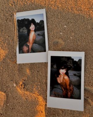 Jeannie Elise Mai Instagram - Howdy 🤠 took a bunch of Polaroids in Joshua tree & I want to give them all away to u 💌🎞️ comment “yeehaw” & I will personally dm u details 💖