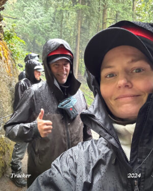 Jennifer Morrison Instagram - Throwback to directing @trackercbs. We hiked up 1000 feet to film in a waterfall during a rainstorm. The crew was incredible, soaked to the bone and still smiling.