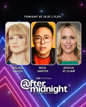 Jessica St. Clair Instagram - without a doubt the greatest panel of all time

#aftermidnight #taylortomlinson #whattowatch #latenight #comedy #tv #melissarauch #jessicastclair #nicosantos #nightcourt #superstore #peacock #thezsuite #tubi @thezsuite