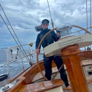 Jessica Watson Instagram - After last year’s gruelling race, I was sure I’d sworn off the Sydney Hobart Yacht Race for good… But then:
 ✨ The stunning Oroton Drumfire - a yacht I’ve admired for so long
 ✨ A fantastic crew, including the legendary @staceyjackson26 and @carolijnbrouwer 
 ✨ Sailing to celebrate the launch of @oroton’s Everyday Tote, crafted from 99.9% recycled plastic and supporting marine conservationists @oceancrusaders, with $5 being donated with every purchase. 

It would be hard to dream up a more wonderful concoction of good things. Bring on the 2024 @officialrolexsydneyhobart 🌊

📸
1. Who put this sailor in front of the camera? 🫣😳 Iconic Sydney Harbour in the background 💚

2. & 3. Can you tell I’m in some kind of heaven? 😁 What I actually look like sailing

4. Oroton @drumfireyacht appreciation 😍