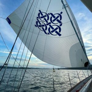 Jessica Watson Instagram - After last year’s gruelling race, I was sure I’d sworn off the Sydney Hobart Yacht Race for good… But then:
 ✨ The stunning Oroton Drumfire - a yacht I’ve admired for so long
 ✨ A fantastic crew, including the legendary @staceyjackson26 and @carolijnbrouwer 
 ✨ Sailing to celebrate the launch of @oroton’s Everyday Tote, crafted from 99.9% recycled plastic and supporting marine conservationists @oceancrusaders, with $5 being donated with every purchase. 

It would be hard to dream up a more wonderful concoction of good things. Bring on the 2024 @officialrolexsydneyhobart 🌊

📸
1. Who put this sailor in front of the camera? 🫣😳 Iconic Sydney Harbour in the background 💚

2. & 3. Can you tell I’m in some kind of heaven? 😁 What I actually look like sailing

4. Oroton @drumfireyacht appreciation 😍