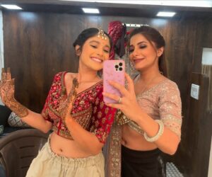 Jia Mustafa Instagram - 300 episodes today. 🥹♥️🧿

#mangallakshmi @colorstv @officialjiocinema