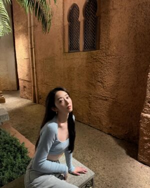 Jiang Mengjie Instagram - 许个愿吧🩵🩵