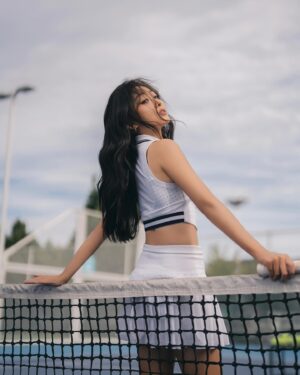 Jiang Mengjie Instagram - 🎾🎾 黑皮返场
