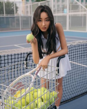 Jiang Mengjie Instagram - 🎾🎾 黑皮返场
