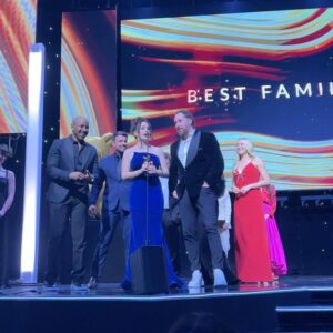 Jillian Murray Instagram - A magical night at #movieguideawards celebrating our @greatamericanfamily movie. Thank you for having us!