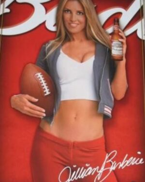 Jillian Warry Barberie Instagram - Throwing it back to some unforgettable Super Bowl moments during my time as a co-host for the NFL on FOX! From twinning with @pamelaanderson, hanging with the legendary Terry Bradshaw, and hosting the Maxim Super Bowl Party in 6-inch stilettos, to rocking a red dress just weeks after giving birth to Rocco…talk about a wild ride! #SuperBowl #NFL #nflonfox