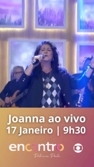 Joanna Instagram - Amanhã espero vocês ligadinhos na @tvglobo no Programa Encontro com a Patrícia Poeta 😊

Siga @cantorajoanna ☑️