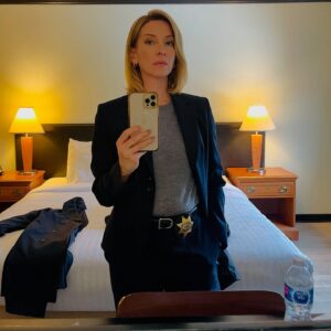 Jolie Jenkins Instagram - Mom went to Vancouver for a couple weeks to shoot an episode of Tracker on CBS!💥 It airs tonight! ‘Twas a far cry from the wacky mom I play every day- whether I’m being paid or not🤣And joy of joys my BFF @nicoleforester got to come visit me for Canadian adventures (aka 20k steps a day, fueled by vanilla oat matcha lattes) Won’t you tune in to see me wield a weapon and play with @justinhartley? @trackercbs @cbstv ep 208 “The Night Movers”