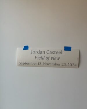 Jordan Casteel Instagram - Final week to see Field of view at @hillartfoundation in New York. 

Bringing 10 years of work together to highlight my observational and relational journey — tying together persistent themes and visual interests — helping to define the painter I am today.

On view through Saturday, Nov 23rd.

Hill Art Foundation
239 Tenth Avenue, Third Floor
New York, NY 10001

Open Tuesday–Saturday
11:00–5:00 PM

**shoutout to Kym from @chambersvintage for capturing her sweet family seeing their painting together this weekend ❤️**