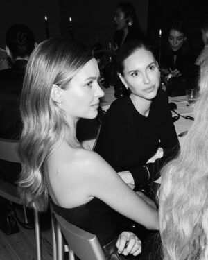 Josephine Skriver Instagram - Dinner night with @ninaricci, @harris_reed, and @voguescandinavia ✨ Thank you for a wonderful night!