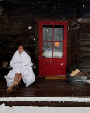 Josephine Skriver Instagram - Hygge is all you need: Friends, family, and snow what more could one wish for?