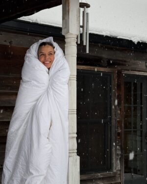Josephine Skriver Instagram - Hygge is all you need: Friends, family, and snow what more could one wish for?