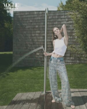Josephine Skriver Instagram - Over the past 30 years, @muntheofficial has grown from a charming #Danish brand to an international power player. To celebrate the brand’s 30th year, we meet founder, creative director and sole owner @najamunthe at her summerhouse to capture the latest collection on longtime muse @josephineskriver and delve into the magic of #Munthe.

Tap the link in @voguescandinavia’s bio to see more.

Photographer: @henrikbulow 
Words: @shiffmane 
Stylist: @ctlarsson 
Makeup Artist & Hair Stylist: @julieproedel 
Model: @josephineskriver 
Production: @william_riise