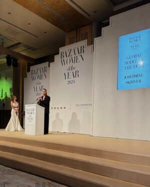 Josephine Skriver Instagram - Honored to be named Global Model of The Year by Harper’s Bazaar Turkey. Grateful for this recognition and the chance to use my platform for causes close to my heart. Thank you! @harpersbazaarturkiye #BazaarWOTY2024