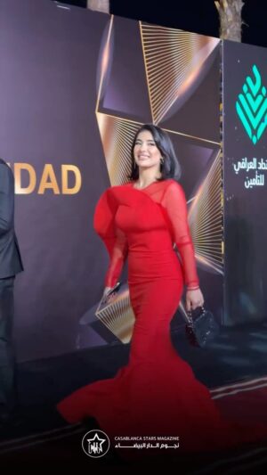Jouman Kathem Instagram - اطلالة الفنانة جُمان كاظم في مهرجان العراق الدولي
@joumankathem 
@iraqawards 
@stars_casablancaa 
#نجوم_الدار_البيضاء 
#مهرجان_العراق_الدولي