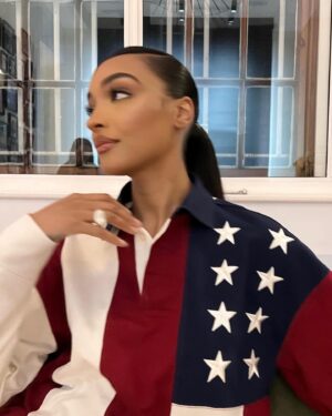 Jourdan Dunn Instagram - Rugby icons with #TommyxShawn. #TommyHilfiger #ClassicsReborn