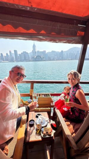 JuJu Chan Instagram - 🚤✨ Pre-celebrating Chinese New Year and my birthday in the iconic Hong Kong Harbour aboard the aqua Luna! 🧧🎂

There’s something magical about starting the festivities early, surrounded by the breathtaking skyline and the energy of Hong Kong. A perfect blend of ancient traditions and modern marvels. Cheers to new beginnings and treasured memories! 🎉🥳 

To my followers and friends, here’s a 10% code for February bookings: This code applies to Dim sum cruise, Afternoon Tea cruise, Evening Cruise and Late Cruise and Chinese New Year Adventure Cruise for Kids. 

Please apply the code at checkout for the discount: aqualunaxjuju

Hope you have an amazing CNY celebration! 🎇🌟

#HongKongHarbour #AquaLuna #ChineseNewYear #BirthdayCelebration