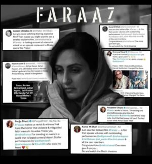 Juhi Babbar Instagram - Can't believe it's already two years💫
Thank you @hansalmehta sir and @castingchhabra for trusting me with Faraaz, a film that I believe in✨a film so close to my heart🤍
Thank you to each one who has watched Faraaz and appreciated my performance🙏🏼 This film came after a long sabbatical from films so every praise that came my way meant the world to me! 
Cannot end the post without mentioning the brilliant @zahankapoor & @aditya___rawal , the boys deserve all the success!
Watch Faraaz on Netflix

( 2 years of Faraaz | Faraaz | Movie | Movie Anniversary | Love | Juhi Babbar Soni )
#Faraaz #2yearsofFaraaz #HansalMehta #MukeshChhabra #ZahanKapoor #AdityaRawal #MahanaFilms #BenarasMediaworks  #Memories #Throwback #Movie #JuhiBabbarSoni #JBS

@hansalmehta @anubhavsinhaa #BhushanKumar #krishankumar #sahilsaigal @sakshibhatt @mad.mazzzz @dhrubdubey @sagarrshirgaonkar @shivchanana @tseriesfilms @benarasmediaworks @tseries.official @mahana_films @aafilms.official @reliance.entertainment @zahankapoor @aditya___rawal @juuhithesoniibabbar @aamirali
@reshhamsahaani @pallakl @jatinsarinn ninaadshaunakbhatt @obviouslysachin @nikhil_kovale @harshalpawar_7 @bhattbuoy @abhiramibose @amir_shoeb @shivani_dubey10
@rishghel @gyaskz.02 @pratham94  @kashyapkapoor @raghavkakker @aktalkies @mua_krutika @rod_sunil @shivankkapoor @mandarjkulkarni @sumitsabherwal @castingchhabra @amiteshmukherjee @writish1 @sameerrahat @mohandoddal #sofiamenezes #ThePostCo #TheWhiteAppleStudio @khamkhaphotoartist