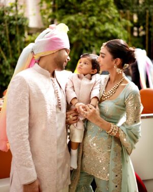 Juhi Godambe Instagram - From the most beautiful wedding ceremony of my babies @arhamj98 and @jasmansawhney 🥹❤️🪷 Welcome to the family Jassu! 😘

Styling: @dollaypop @siyaamannuja 

Outfit: @phulkarishoppepatiala 
Earrings & matha tikka: @kalamandirjewellers via @melange_pr
Hathphool: @razwada.jewels @amigos.rizwan
Bangles: @kalamandirjewellers via @melange_pr

Decor @thedirections_bymtm